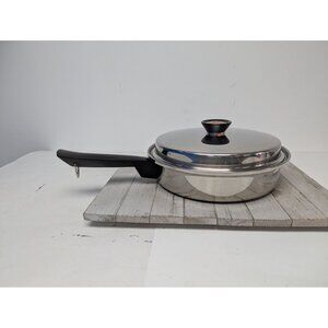 Duncan Hines Regal Ware 3-Ply 18-8 Stainless Steel 10.5" Skillet Frying Pan Lid